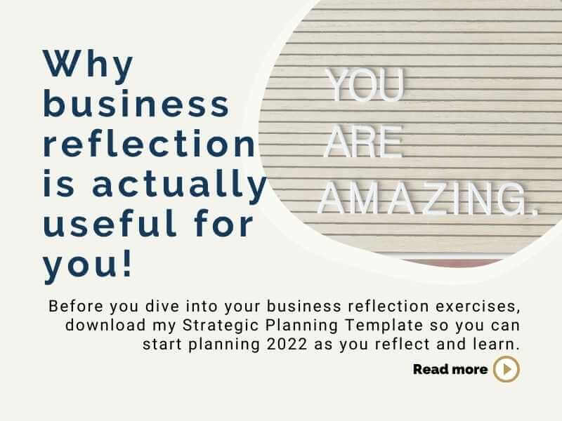 Why business reflection is actually useful for you!