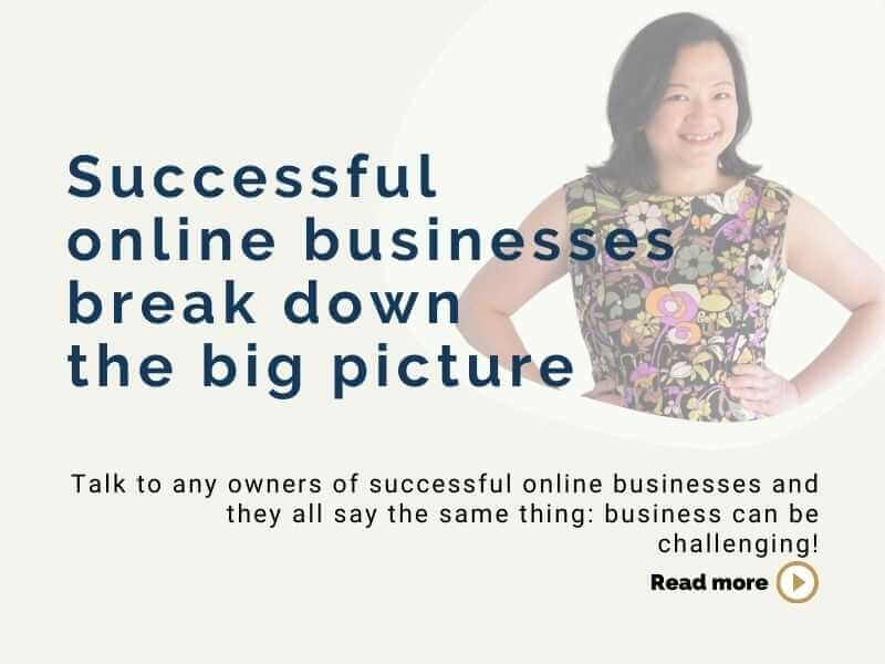 Successful online businesses break down the big picture