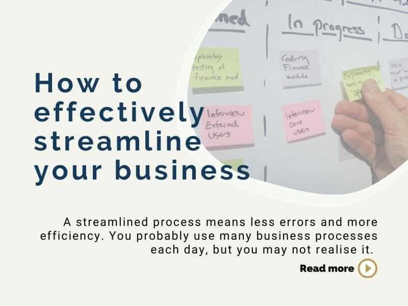 How to effectively streamline your business processes