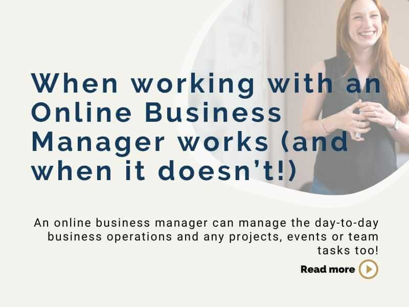 When working with an Online Business Manager works (and when it doesn’t!)
