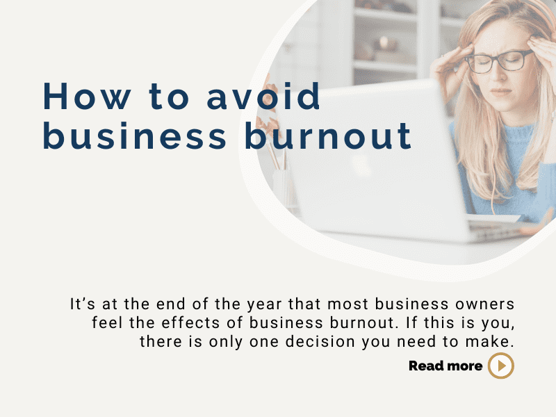 2023 Goals: Avoid business burnout, achieve work-life balance